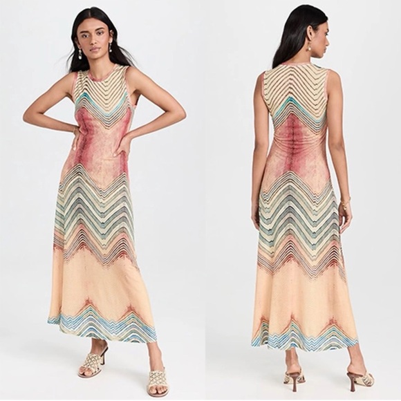 ULLA JOHNSON ORLA MAXI DRESS Sz large - Picture 3 of 8